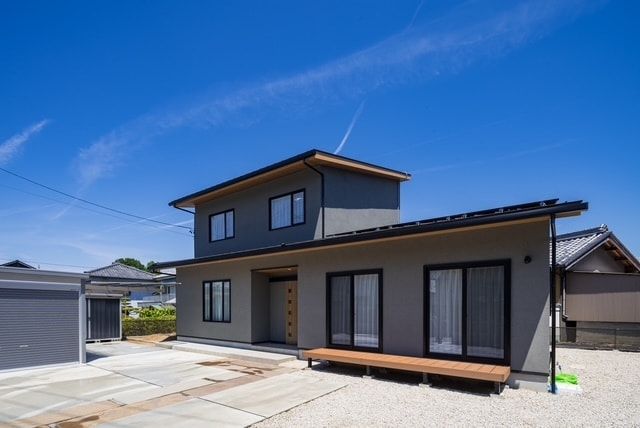 塗り壁の注文住宅
